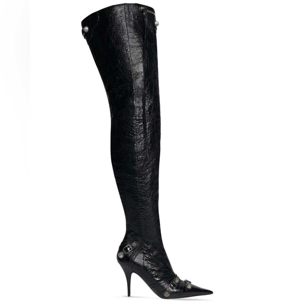 WOMEN'S CAGOLE 90MM OVER-THE-KNEE BOOT IN BLACK